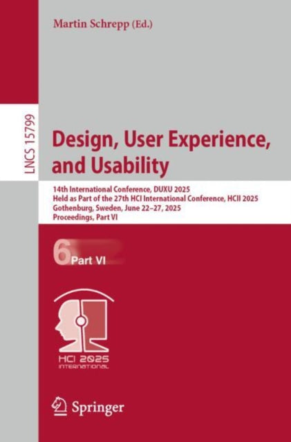 Book cover of: Design, User Experience, and Usability