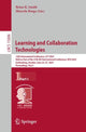 Book cover of: Learning and Collaboration Technologies