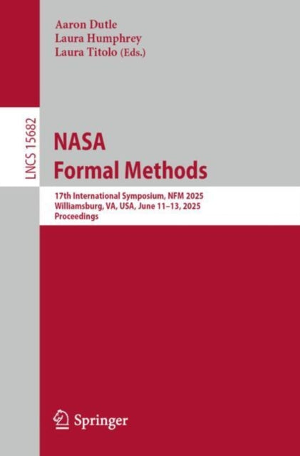 Book cover of: NASA Formal Methods