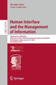 Book cover of: Human Interface and the Management of Information