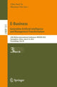 Book cover of: E-Business. Generative Artificial Intelligence and Management Transformation