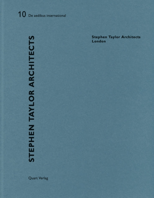 Book cover of: Stephen Taylor: De aedibus international