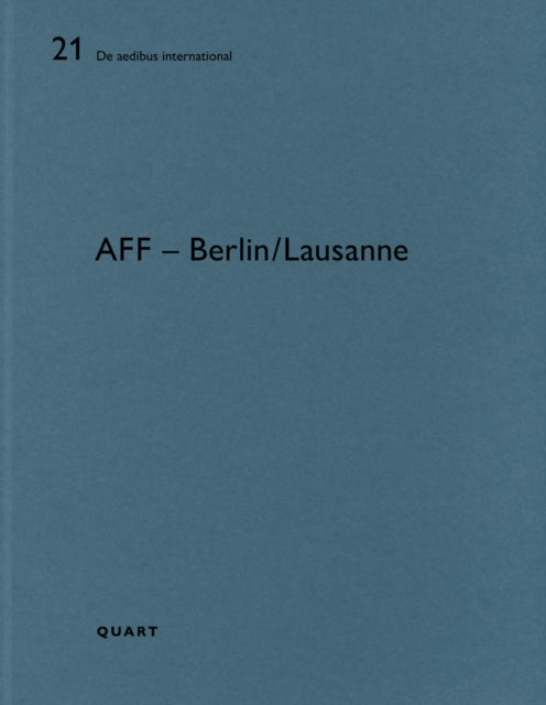 Book cover of: AFF – Berlin/Lausanne
