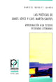 Book cover of: Poeticas de James Joyce Y Luis Martin-Santos. By: Marisol Morales, Marisol Morales Ladron