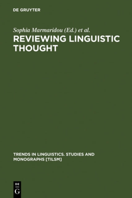 Book cover of: Reviewing Linguistic Thought