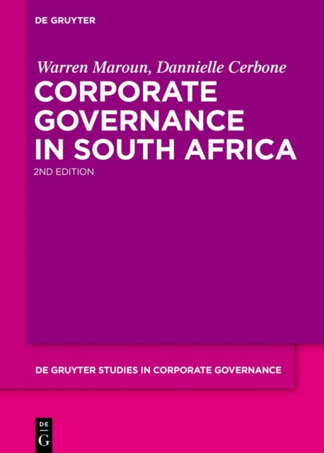 Book cover of: Corporate Governance in South Africa. By: Warren Maroun