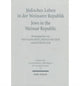 Book cover of: Judisches Leben in der Weimarer Republik /Jews in the Weimar Republic