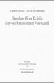 Book cover of: Bonhoeffers Kritik der verkrummten Vernunft