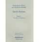 Book cover of: Greek Hymns
