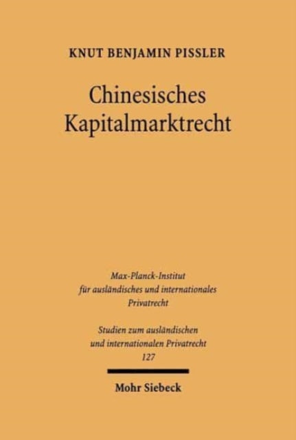 Chinesisches Kapitalmarktrecht