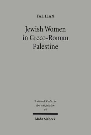 Jewish Women in Greco-Roman Palestine