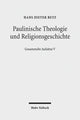 Book cover of: Paulinische Theologie und Religionsgeschichte. By: Hans Dieter Betz