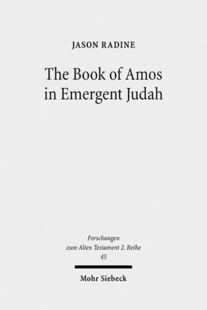 Book of Amos in Emergent Judah