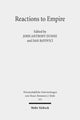 Book cover of: Reactions to Empire. By: Society of Biblical Literature. International Meeting