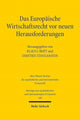Book cover of: Das Europaische Wirtschaftsrecht vor neuen Herausforderungen. By: Klaus J. Hopt