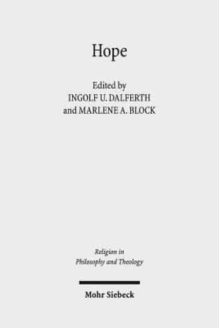 Book cover of: Hope. By: Ingolf U. Dalferth