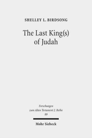 Last King(s) of Judah