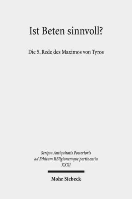 Book cover of: Ist Beten sinnvoll?. By: Rainer Hirsch-Luipold