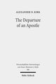 Book cover of: Departure of an Apostle. By: Alexander N. Kirk