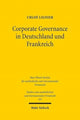 Book cover of: Corporate Governance in Deutschland und Frankreich. By: Chloé Lignier