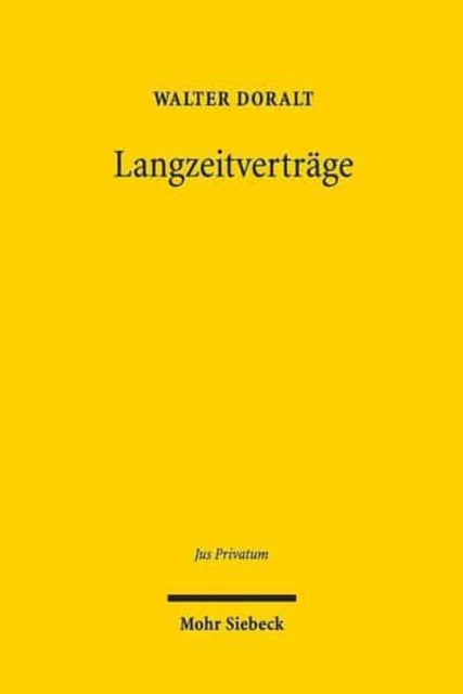 Book cover of: Langzeitvertrage. By: Walter Doralt