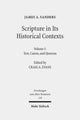 Book cover of: Scripture in Its Historical Contexts. By: Craig A. Evans