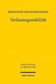 Book cover of: Verfassungsstabilitat. By: Konstantin Chatziathanasiou