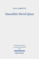 Book cover of: Massekhet Mo'ed Qatan. By: Gail Labovitz