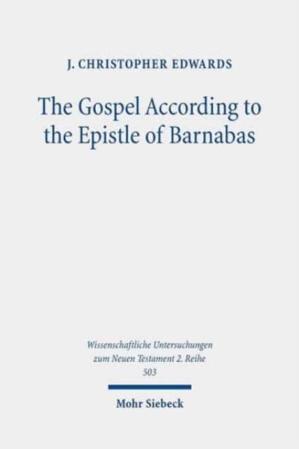 Gospel According to the Epistle of Barnabas