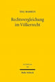 Book cover of: Rechtsvergleichung im Volkerrecht. By: Till Markus