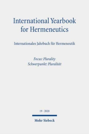 International Yearbook for Hermeneutics/Internationales Jahrbuch fur Hermeneutik