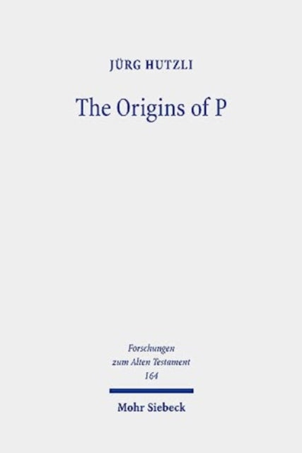 Book cover of: Origins of P. By: Jürg Hutzli