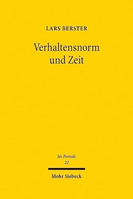 Book cover of: Verhaltensnorm und Zeit. By: Lars Berster