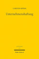 Book cover of: Unternehmenshaftung. By: Carsten König