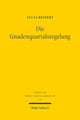 Book cover of: Die Gnadenquartalsregelung. By: Lucas Reinert