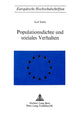 Book cover of: Populationsdichte und soziales Verhalten. By: Karl Kälin