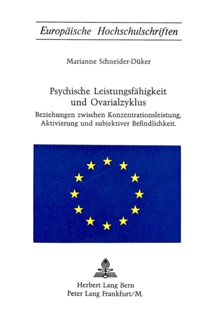 Book cover of: Psychische Leistungsfaehigkeit und Ovarialzyklus