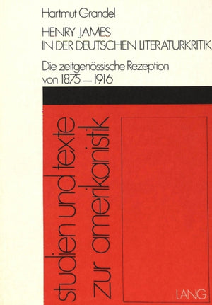 Henry James in der deutschen Literaturkritik