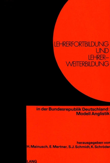 Book cover of: Lehrerfortbildung und Lehrerweiterbildung