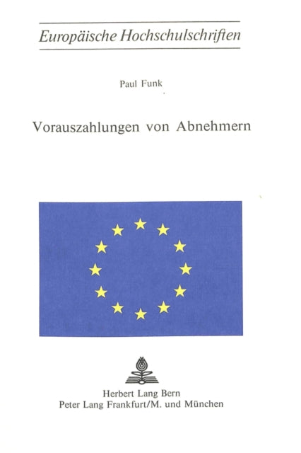 Book cover of: Vorauszahlungen von Abnehmern