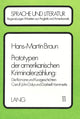 Book cover of: Prototypen der amerikanischen Kriminalerzaehlung