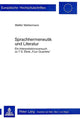 Book cover of: Sprachhermeneutik und Literatur