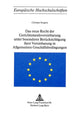 Book cover of: Das neue Recht der Gerichtsstandvereinbarung unter besonderer Beruecksichtigung ihrer Vereinbarung in allgemeinen Geschaeftsbedingungen