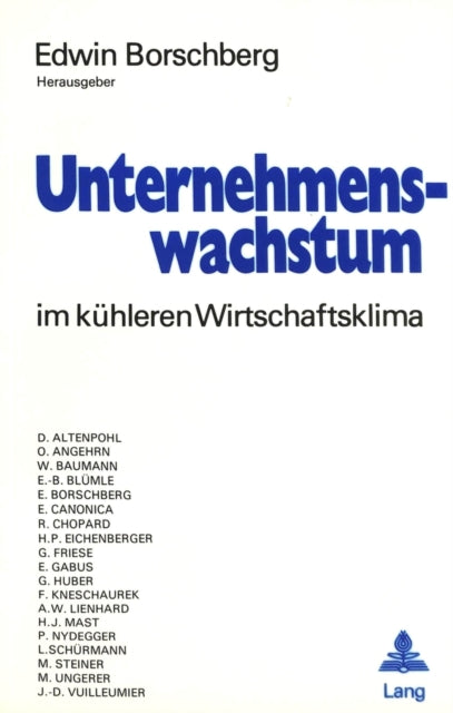 Book cover of: Unternehmenswachstum im kuehleren Wirtschaftsklima