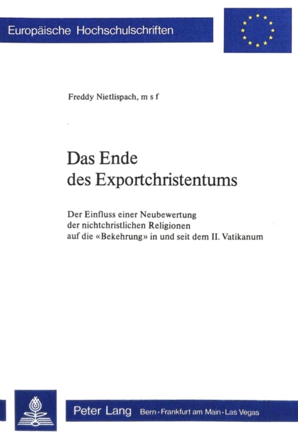 Book cover of: Das Ende des Exportchristentums