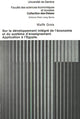 Book cover of: Sur le developpement integre de l'economie et du systeme d'enseignement- Application a l'Egypte