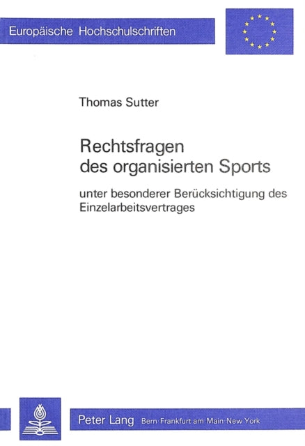 Book cover of: Rechtsfragen des organisierten Sports