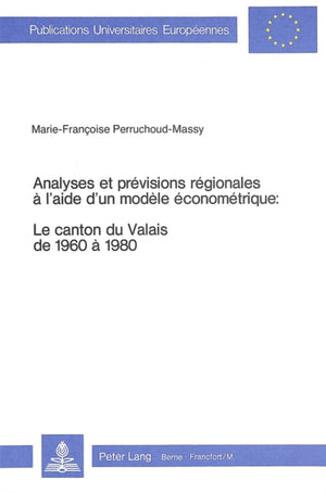 Analyses et previsions regionales a l'aide d'un modele econometrique