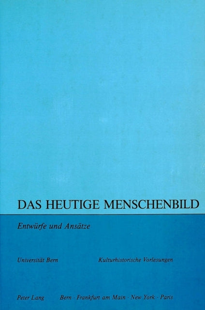 Book cover of: Das heutige Menschenbild