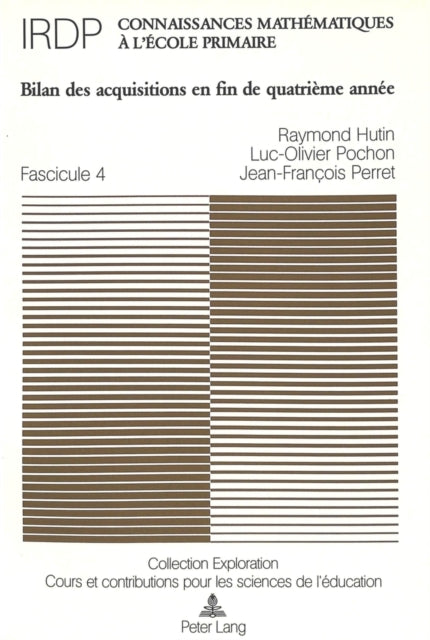 Book cover of: Connaissances mathematiques a l'ecole primaire. By: Raymond Hutin